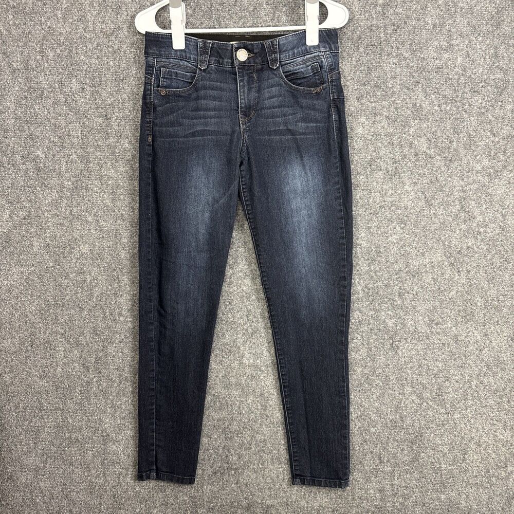 Democracy Jeans Womens Size 8 Blue Ab Solution Skinny Ankle Stretch Millennial